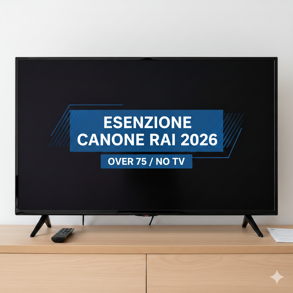 Guida all'esenzione Canone Rai 2026 per over 75 e cittadini senza televisione