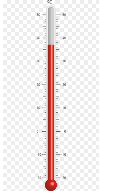 termometro che segna temprature alte