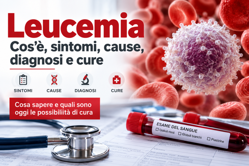 Leucemia: sintomi, cause, diagnosi e cure